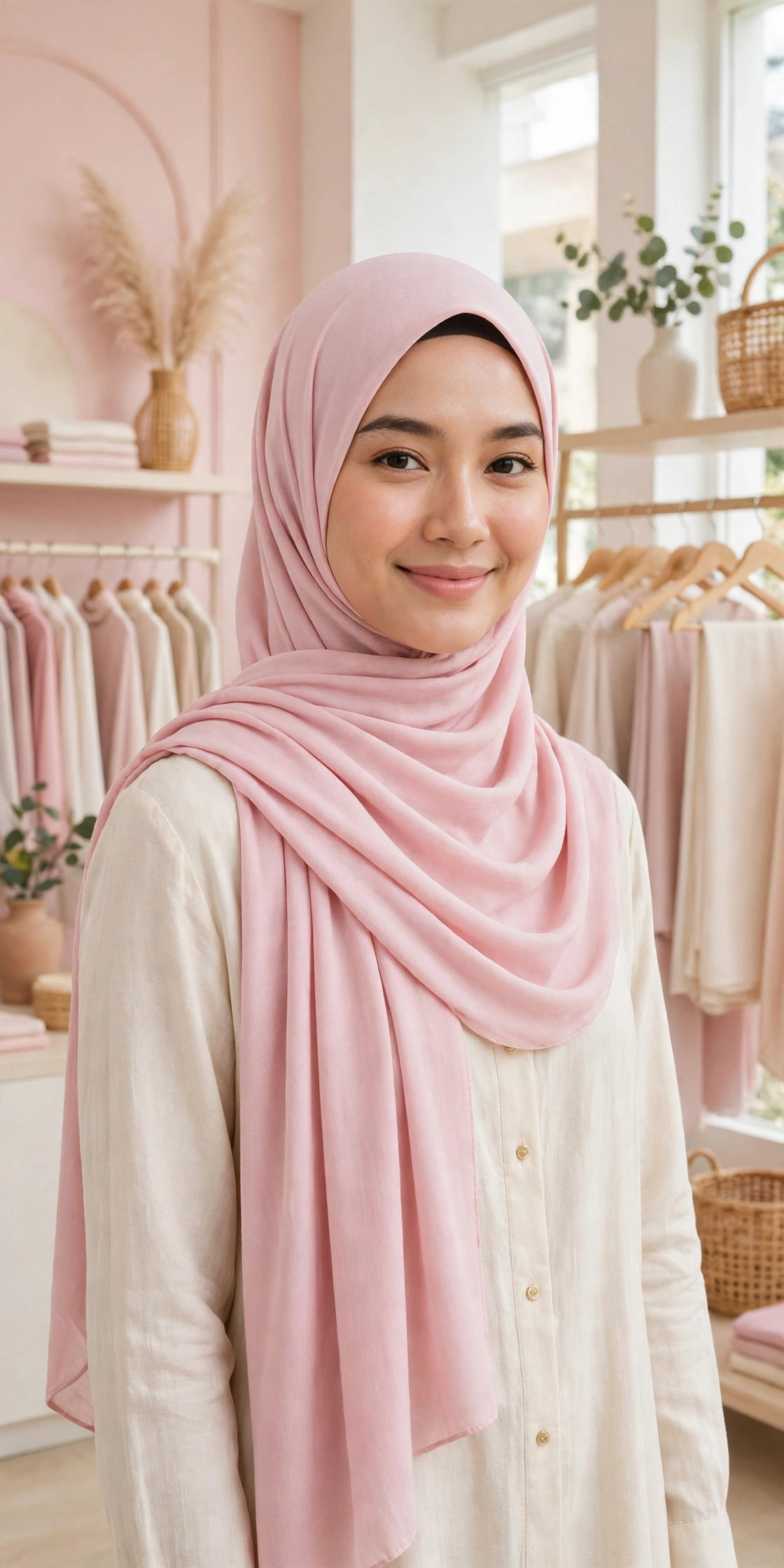 Model hijab pastel